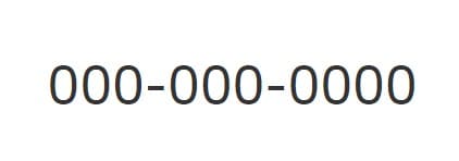 000-000-0000(PCの電話番号の表示)